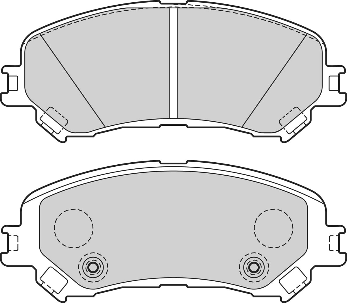 Jogo de 4 pastilhas de travão VALEO ref. 302697
